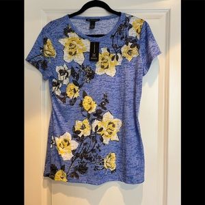 NWT INC burn out shirt